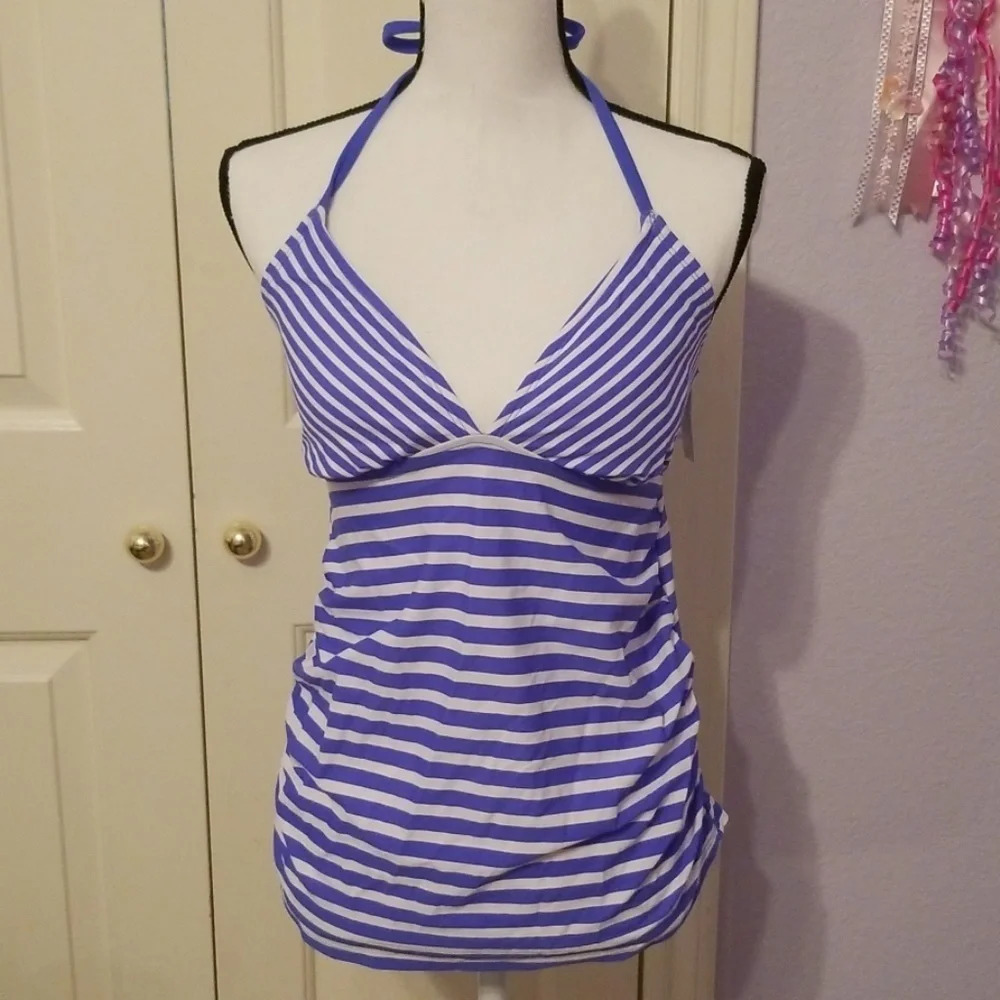 NWT Liz Lange Maternity Women's Swim Tankini Top S